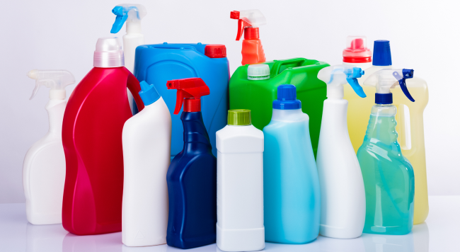 Botellas de Detergentes de HDPE